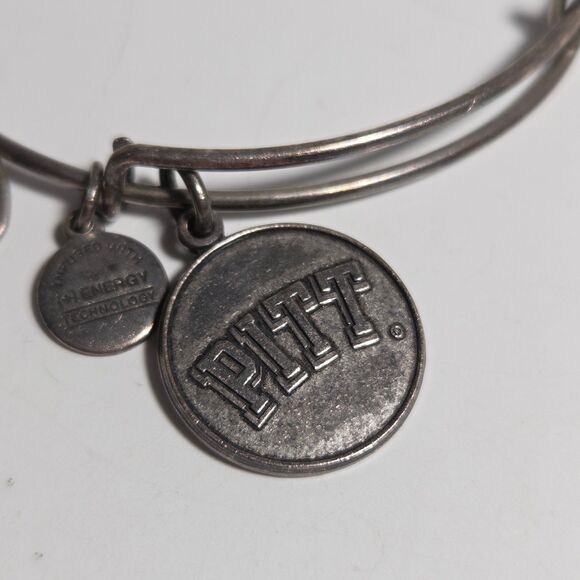 Alex and Ani University of Pittsburgh Pitt Expandable Bangle Bracelet 2015 - Picture 2 of 5